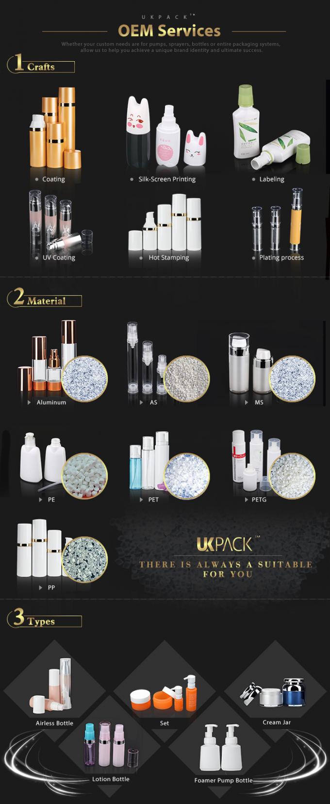 5ml Travel Perfume Mini Cosmetic Containers Airless For Makeup