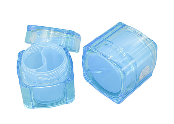 Acrylic Dual Container Cosmetic Cream Jars For Skincare 280g