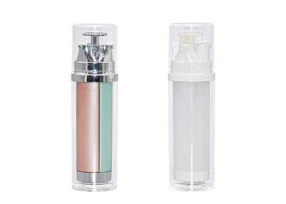 3 In 1 Multifunctional Acrylic Lotion / Spray Pump Bottle Skincare Cosmetic Packaging 15ml