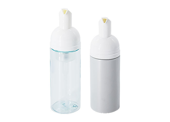 Empty 120ml 150ml Foam Pump Bottle Pet With Circular Arc Or Right Angle Cover