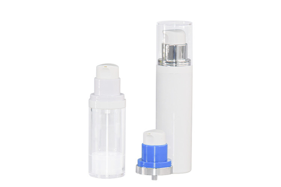 Plastic AS Airless Bottle 30ml 50ml Single Layer Vacuum Skincare Cosmetic Packaging