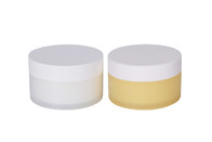 100g Customized Color and Cus[tomized Logo Cream Jar Containers With Plastic Scraper Packaging UKC19