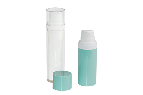 Refillable PET Airless Pump Container 30ml 50ml Improved Performance 100% PCR