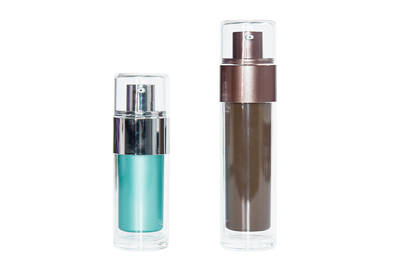 plastic 30ml 50ml airless bottle for liquid foundation and lotion