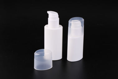 PP Oval Airless Pump Bottles 30ml&50ml Oval Cosmetic Lotion Bottles 