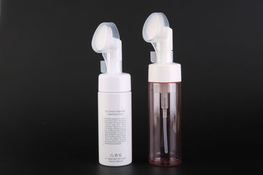 Cosmetic Empty Foaming Hand Soap Bottles With Cleansing Pad Bubble Brush 100ML 150ML 170ML 200ML
