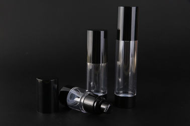 UKMS16 15ml-30ml-50ml High quality airless 50ml AS Cosmetic bottle,black airless bottles