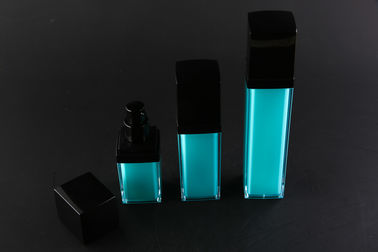 UKMS18 15ml-30ml-50ml  new products square airless pump bottle,   square acrylic Cosmetic bottle