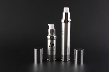 UKMS41 15ml-20ml-30ml Silver treatment of  bottle,  AS Cosmetic airless pump bottle