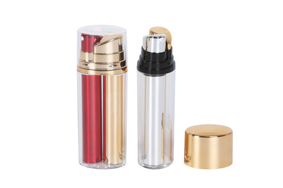 Customized Acrylic Sun Protection Airless Bottle Cosmetic Packaging