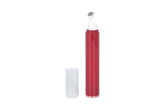 Pp Eye Cream 15ml Airless Pump Bottles With Stainless Steel Ball
