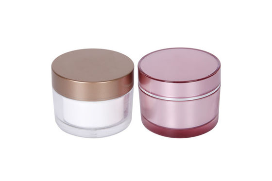 PMMA 80g BPA Free Cosmetic Cream Jars Container