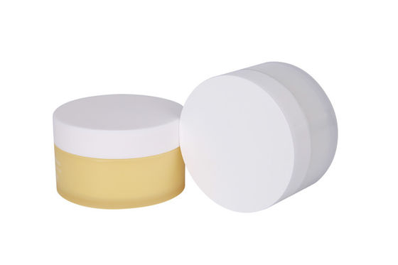 100g Pp Custom Color Od 80mm Cream Jar Containers With Plastic Scraper Packaging