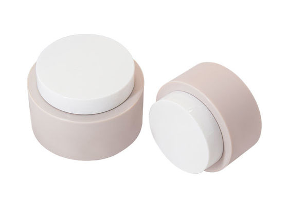 Pink Round Polypropylene Empty Cream Containers 50g 100g OD 70mm