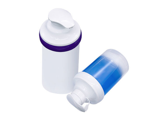 High Viscosity Liquid Pp Airless Bottle 300ml 500ml Round Wide Dispenser