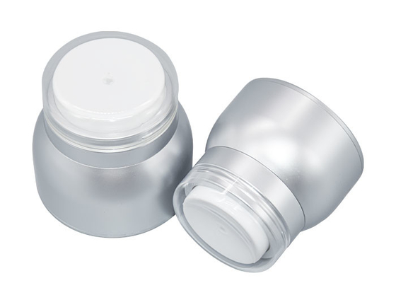 Acrylic Airless Jars with Caps 30g and 50g cosmetic packaging