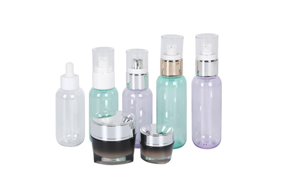 Customized Hotsale Essential Oil Dropper Cosmetic Packaging Bottle 100/120ml Lotion Bottle And 15/50g Cream