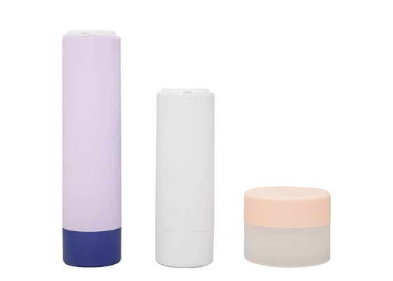 Rotary PP Airless Bottle 30ml 50ml Mono Custom Cosmetics Packaging Set