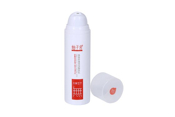 Round PP airless bottle 15ml 30ml 50ml cosmetic pump bottles