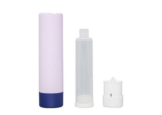 PP Rotary Refillable Airless Pump Bottles 30ml For Cosmetic