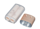 8ml 10ml 15ml Dual Tube Chamber Non Cap PP Airless Bottle Skincare Day Night Cream Packaging