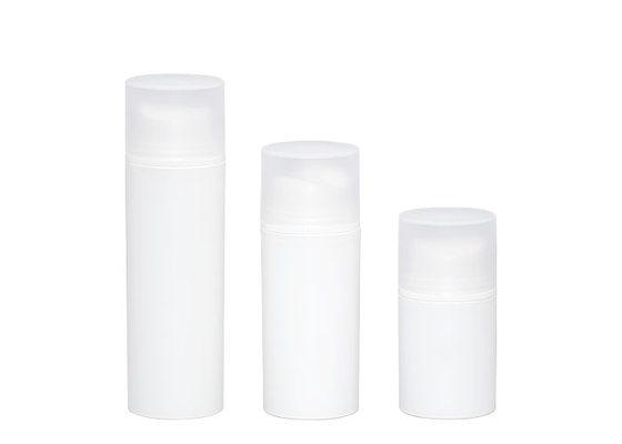 Sustainable Central Hole Outlet PP Airless Bottle Cosmetic Packaging Container 50ml 100ml 150ml