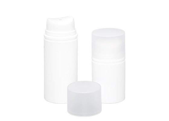 Sustainable Central Hole Outlet PP Airless Bottle Cosmetic Packaging Container 50ml 100ml 150ml