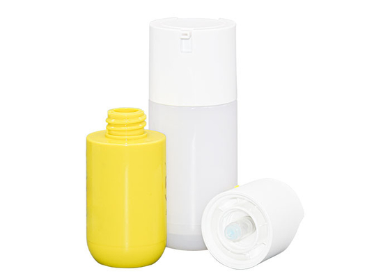 Custom 30ml 50ml PETG Sunscreen Lotion Airless Bottle Cosmetic Skincare Packaging Container