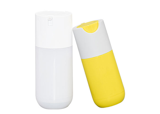 Custom 30ml 50ml PETG Sunscreen Lotion Airless Bottle Cosmetic Skincare Packaging Container