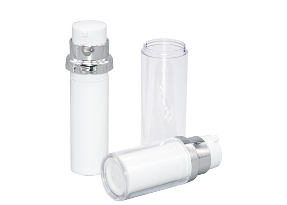 Double Wall PP Airless Bottle Skincare Lotion Cream Vacuum Cosmetic Packaging 15ml 30ml 50ml