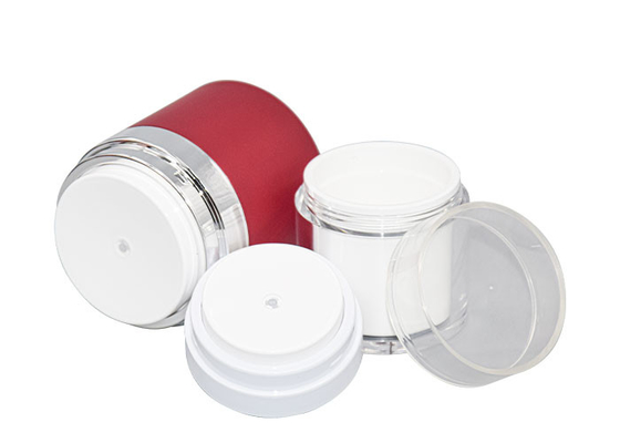 Non Replaceable Acrylic Airless Cream Jar Bottle 15g 30g 50g Cosmetic Packaging Container