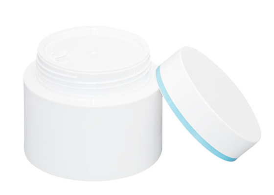 Sustainable Double Wall 50ml 100ml PP Cosmetic Cream Jars Environmental Protection Packaging