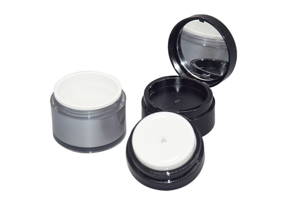 15g 30g Acrylic Airless Cosmetic Cream Jars With Mirror Skincare Packaging Container