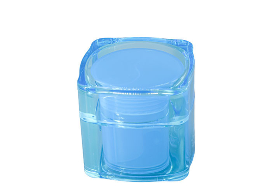 Acrylic Dual Container Cosmetic Cream Jars For Skincare 280g