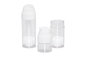 Transparent 50ml 80ml PCR PET Airless Bottle Dispenser Pump For Cosmetic Packaging