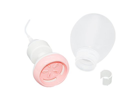 Flower Shape Foam Pump Bottle PP / PE / Soft Touch Children Hand Sanitizer 300ml