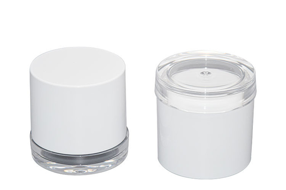 50g Acrylic Face Cream Jar Full Electroplating For Skin Care