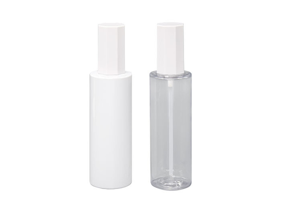 200ml Non Spill Refillable PET Facial Lotion Pump Bottle With Two Shapes Cap