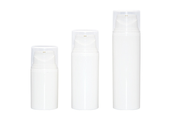 50ml PP PCR Cosmetic Packaging Round Airless Lotion Pump Bottle