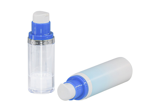 30ml 50ml Single Layer AS Airless Bottles With Pump Cap Cosmetic Packaging