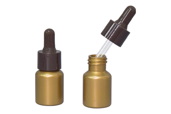 15ml Plastic PET Dropper Bottle For Cosmetic Essence Packaging