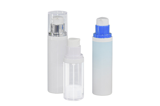 Plastic AS Airless Bottle 30ml 50ml Single Layer Vacuum Skincare Cosmetic Packaging