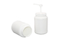 Food Grade Sauce Dispenser Pump With 3000ml Round White PE Large Container