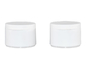 PP flip top cap cream jar 100g with Magnet scoop  uses aluminum foil gasket for thermal sealing