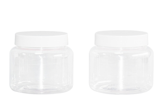 Recyclable Material eco-friendly 300ml PET  Cream jar for cosmetic and body lotion packaging