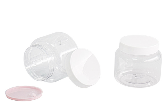 Recyclable Material eco-friendly 300ml PET  Cream jar for cosmetic and body lotion packaging