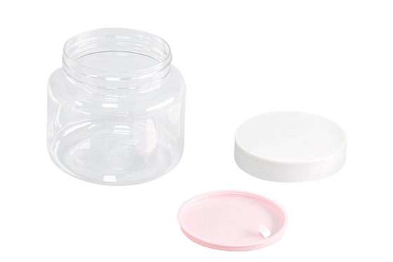 Recyclable Material eco-friendly 300ml PET  Cream jar for cosmetic and body lotion packaging