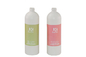 400ml PMU inorganic biodegradable packaging bottle with 100% PP Mono  cosmetic pump