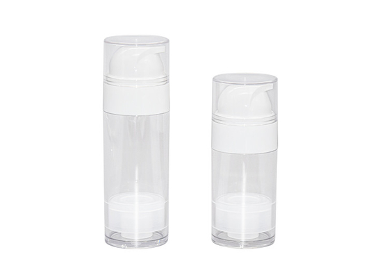 UKA69 All Plastic Airless Bottle Clear PET Plastic Pump Bottles 50ml 80ml For Hair Care