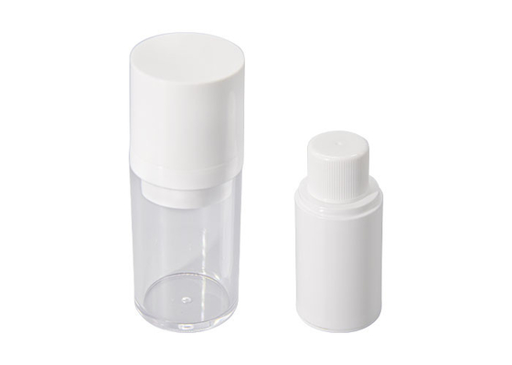UKA48 Rotating 5ml 30ml 50ml Airless Pump Bottle Replaceable Acrylic Round Bottle